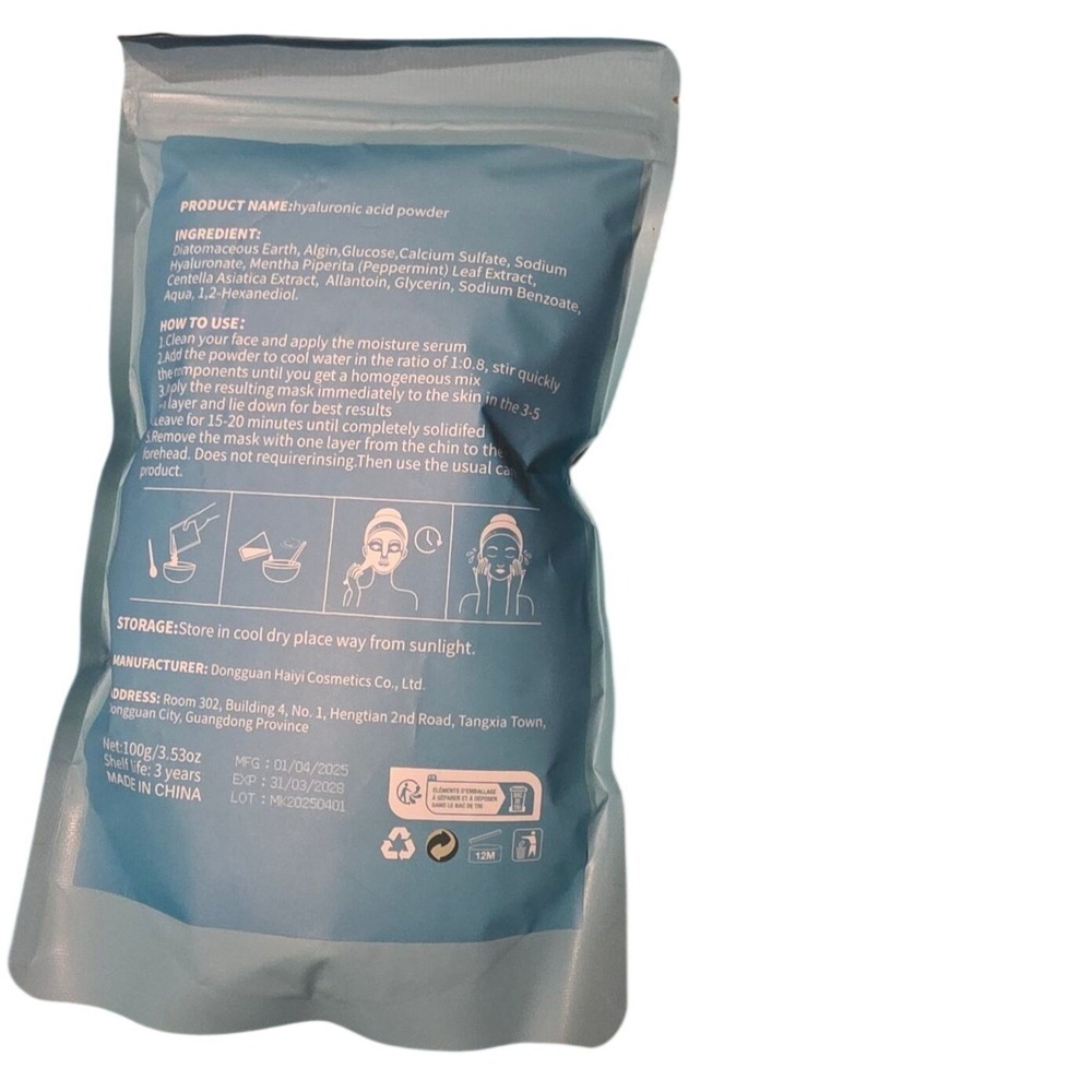 Hyaluronic Acid Powder Replenishes Hydration 100g/3.53oz New Sealed Packaging - Picture 3 of 3